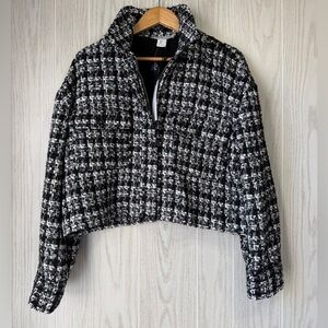 RACHEL ZOE Tweed Jacket Size XL NWT